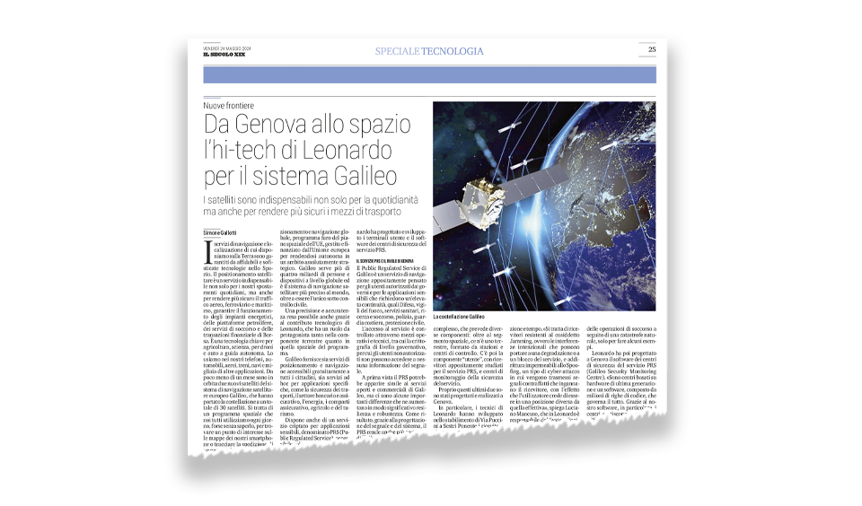 Leggi l’articolo completo su “Il Secolo XIX”