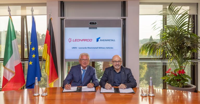 Armin Papperger, CEO of Rheinmetall AG - Roberto Cingolani, CEO of Leonardo